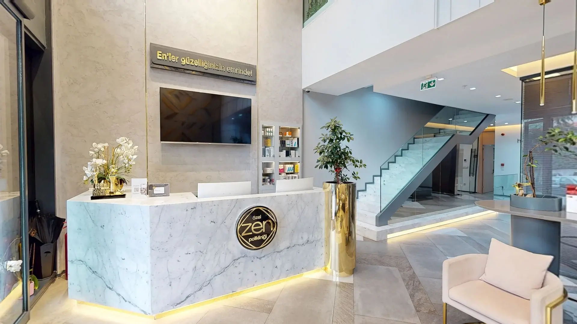Zen Hairpol kliniğinin 3D sanal tur görünümü
